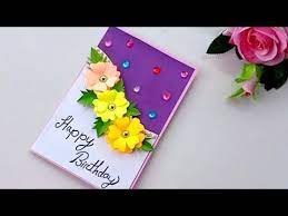 Beautiful Handmade Birthday Card Birthday Card Idea Youtube Handmade Birthday Cards Happy Birthday Cards Handmade Birthday Card Craft
