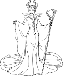 Like share & subscribehappy coloring Maleficent In Sleeping Beauty Coloring Page Free Printable Coloring Pages For Kids