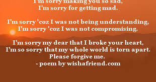 3526 Sorry Poems Jpg 450 300 Poems Forgive Me Dear