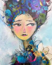 She's finished! And called Abundant Compassion (Original Available)🧚 11” x  14”