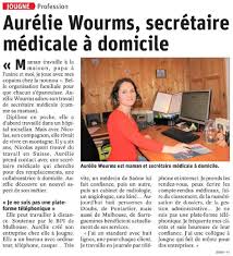 Cliquez pour postuler à cette annonce télétravail. Aurelie Wourms Secretaire Medicale A Domicile Telesanteassist