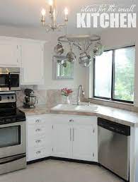 Great Ideas For Maximizing The Space In Small Kitchens Kitchen Design Small White Kitchen Remodeling Kitchen Remodel Small