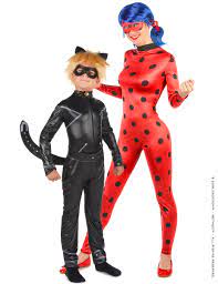 Deguisement De Couple Ladybug Et Chat Noir Mere Fils Deguise Toi Achat De Deguisements Couples