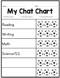 Individual Behavior Chart Freebies Behavior Individual