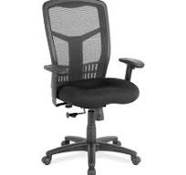 OfficeSource | CoolMesh | Swivel Tilt, High Back Chair with Black Frame