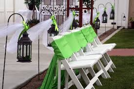 Wedding Chair Options White Resin Chair With Lime Green Sash Lime Wedding Chair Options Outdoor Furniture Sets