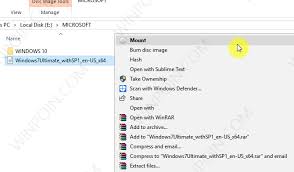 Cara Mount Atau Unmount File Iso Di Windows 10 Winpoin