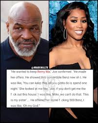 Mike Tyson admits to offering Remy Ma a car to spend the night with him 😂😂