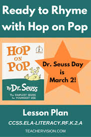 Practice math skills with legos and a dr. Ready To Rhyme With Hop On Pop Teachervision