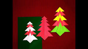 Origami twist is on instagram! Easy Origami Christmas Tree Paper Christmas Tree Christmas Card Decoration Youtube