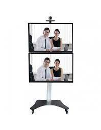 With that larger, flatter base, an addition of 5 or 10 pounds (~2 to ~4,5 kg) would make a world of difference. Lcd Dual Tv Floor Stand Vertical