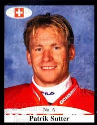 1999-00 Swiss Panini Stickers #262 Patrick Sutter