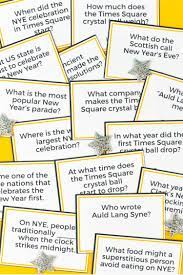 An ideal new year's trivia quiz consists of the events, history, and traditions surrounding the magical and mystical aura of the new year's day and eve. Free Printable New Year S Eve Trivia Hey Let S Make Stuff