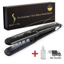 Just a simple oil for straightening hair. Professional Steam Style Hair Straightener Argan Oil Vapor Titanium Flat Iron Walmart Com Walmart Com