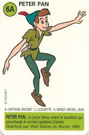 More French Cards Peter Pan Peter Pan 1953 Fictional Characters