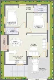 Image Result For 2 Bhk Floor Plans Of 24 X 60 20x30 House Plans 20x40 House Plans 2bhk House Plan
