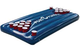 Inflatable Beer Pong Table For The Pool Beer Pong Tables Pool Beer Pong Floating Beer Pong Table
