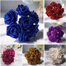 Check spelling or type a new query. Buy 12pcs Foam Roses Glitter Powder Flower Bouquet Wedding Party Decor 6 Colors At Affordable Prices Free Shipping Real Reviews With Photos Joom