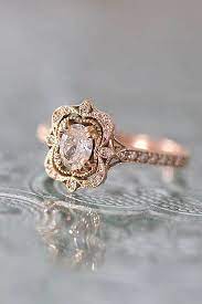 Flower Engagement Ring Setting Vintage Wedding Jewelry Vintage Engagement Rings Wedding Rings Engagement