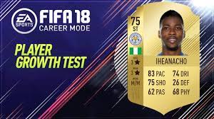 Kelechi iheanacho fifa 21 özel kartı nasıl? Fifa 18 Kelechi Iheanacho Growth Test Youtube