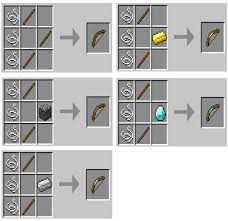 Bow Variety Mod Minecraft Crafts Minecraft Creations Minecraft Blueprints