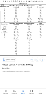 Cynthia Rowley Size Chart Size Chart Cynthia Rowley Chart