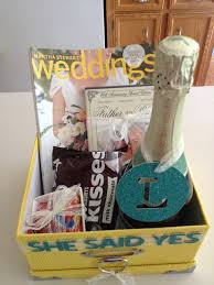 First Comes Love Engagement Wishes Engagement Gift Baskets Diy Engagement Gifts Engagement Gifts
