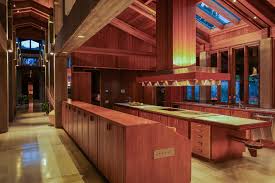 california redwood kitchen with open