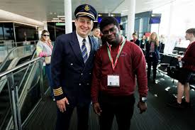 St Elizabeth’s Centre students get on board with Emirates’ autism programme at Stansted Airport