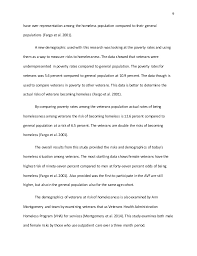 Retell jasmine's story from the point of view of the journalist, giving some solutions to her problem. Homeless Veterans Research Paper