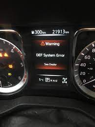 Def System Error Nissan Titan Xd Forum
