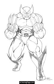 Free printable adult coloring pages. Marvel Wolverine Coloring Pages Cartoon Coloring Pages Marvel Zeichnungen Ausmalbilder Bilder Zum Ausmalen