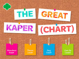 The Great Kaper Chart Girl Scouts River Valleys Volunteers