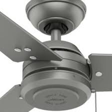 No frills or needless flamboyancy. Cassius Outdoor Ceiling Fan By Hunter Fans At Lumens Com