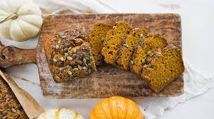 In large bowl, stir all ingredients except chocolate chips until well mixed. Gluten Free Pumpkin Bread With Flaxseeds And Pepitas Recipe Bob S Red Mill