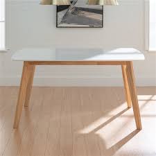 Free delivery on thousands of items. Walker Edison 60 In Mid Century Modern Wood Dining Table White Solid Wood Lww60rmwnl Rona