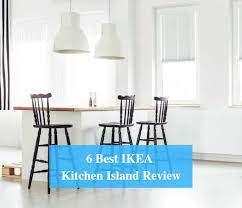 One side of the vadholma kitchen island accommodates two stools while the other side has two storage shelves; 6 Best Ikea Kitchen Island Review 2021 Ikea Product Reviews