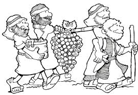 Joshua And Caleb Bible Story Coloring Page Az Coloring Pages Sunday School Coloring Pages Joshua And Caleb Bible Crafts For Kids