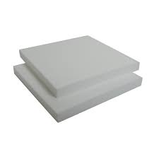 Mousse souple pour couchages, petit matelas pour bébé, dossier de canapés et fauteuils… densité 24 kg : Les 2 Galettes Carres Pour Confection Mousse Polyester 38 X 38 X 4 Cm Blanc Couettes De Lit Et Oreillers La Foir Fouille