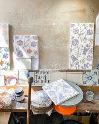 Artisan Hand-Painted Ceramic Tile Art