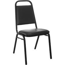 Advantage Black Vinyl Padded Stackable Banquet Chairs Set Of 50 Stackable Chairs Chair Dining Chairs