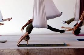 Pin By K Hy On I Wanna Aerial Yoga Sky Yoga Air Yoga