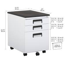 Kitchen cabinet dimensions (height and depth) tend to be standard across the industry. Black B Fully Assembled Metal Rolling File Cabinet On Wheels For Letter Legal Size Black Mobile File Cabinet 3 Drawers Filing Cabinet With Lock Office Products Office Furniture Accessories