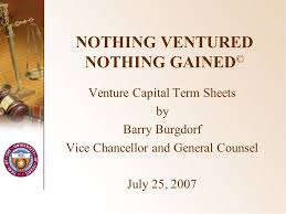 O general wilhelm mohnke presidiu o tribunal que, além de burgdorf e mohnke, incluía o general hans krebs e o general johann rattenhuber. Nothing Ventured Nothing Gained C Venture Capital Term Sheets By Barry Burgdorf Vice Chancellor And General Counsel July 25 Ppt Download