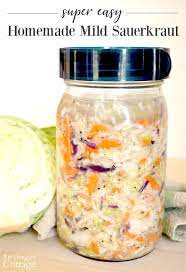 Would You Like To Try A Homemade Sauerkraut Recipe That Doesn T Include Special Crocks Skimming Burping Or Homemade Sauerkraut Saurkraut Recipes Sauerkraut