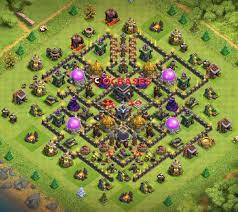 Base war th 9 bintang 1. 21 Best Th9 Farming Base Links 2021 New Anti Everything Clash Of Clans Game Clas Of Clan Clan Games