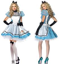 Ladies Tea Time Alice In Wonderland Fancy Dress Costume Outfit Alice Costume Fancy Dress Costumes Alice In Wonderland Fancy Dress