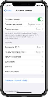 Prosmotr Statistiki Peredachi Dannyh Po Sotovoj Seti Na Ustrojstvah Iphone I Ipad Sluzhba Podderzhki Apple