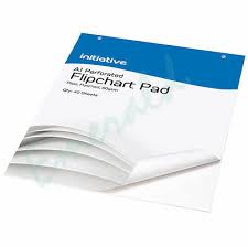 1 X A1 Flipchart Pads Flip Chart Plain Paper Pad Easel 40