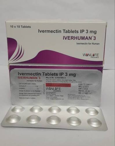 Iverhuman ivermectin 3 mg at ₹ 250/strip of 10 tablets | Ivermectin Tablets in Nagpur | ID: 2853606993948